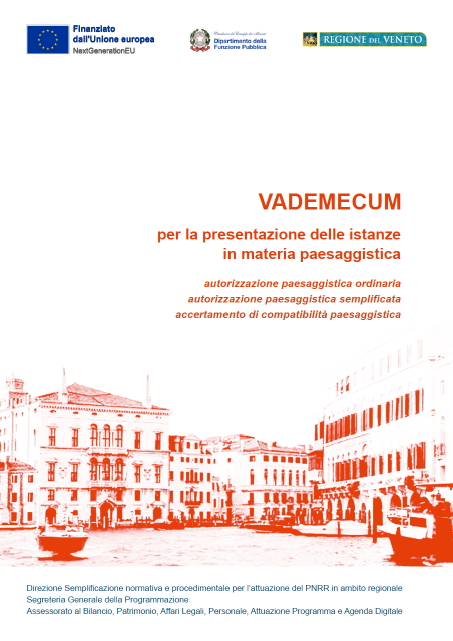 Copertina del vademecum paesaggio